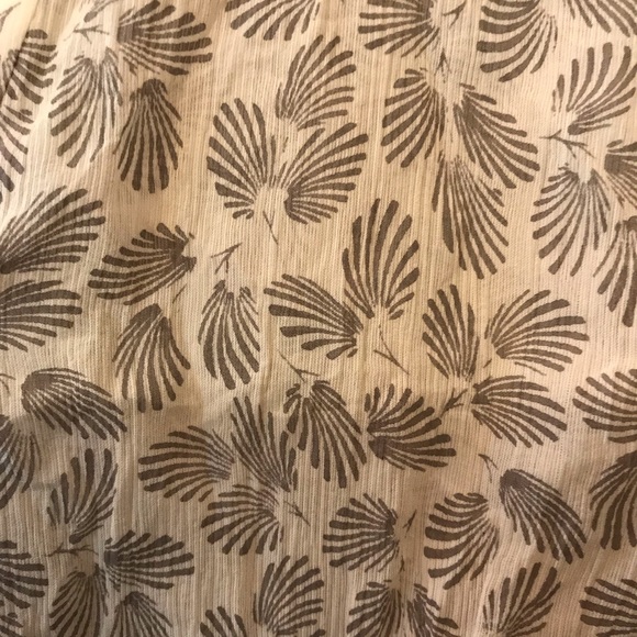 i.e. 100% Silk Sheer Button Down Blouse - Picture 6 of 9